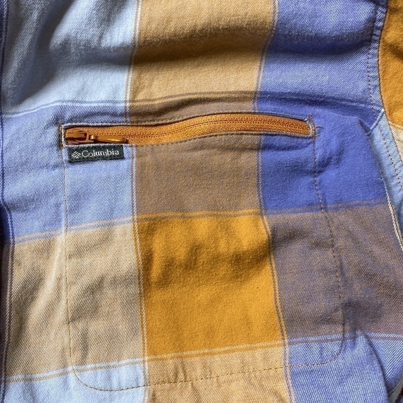 Columbia Women's Anytime Casual™ Stretch Blue Button Up Shirt 1804361 XL - Picture 4 of 6